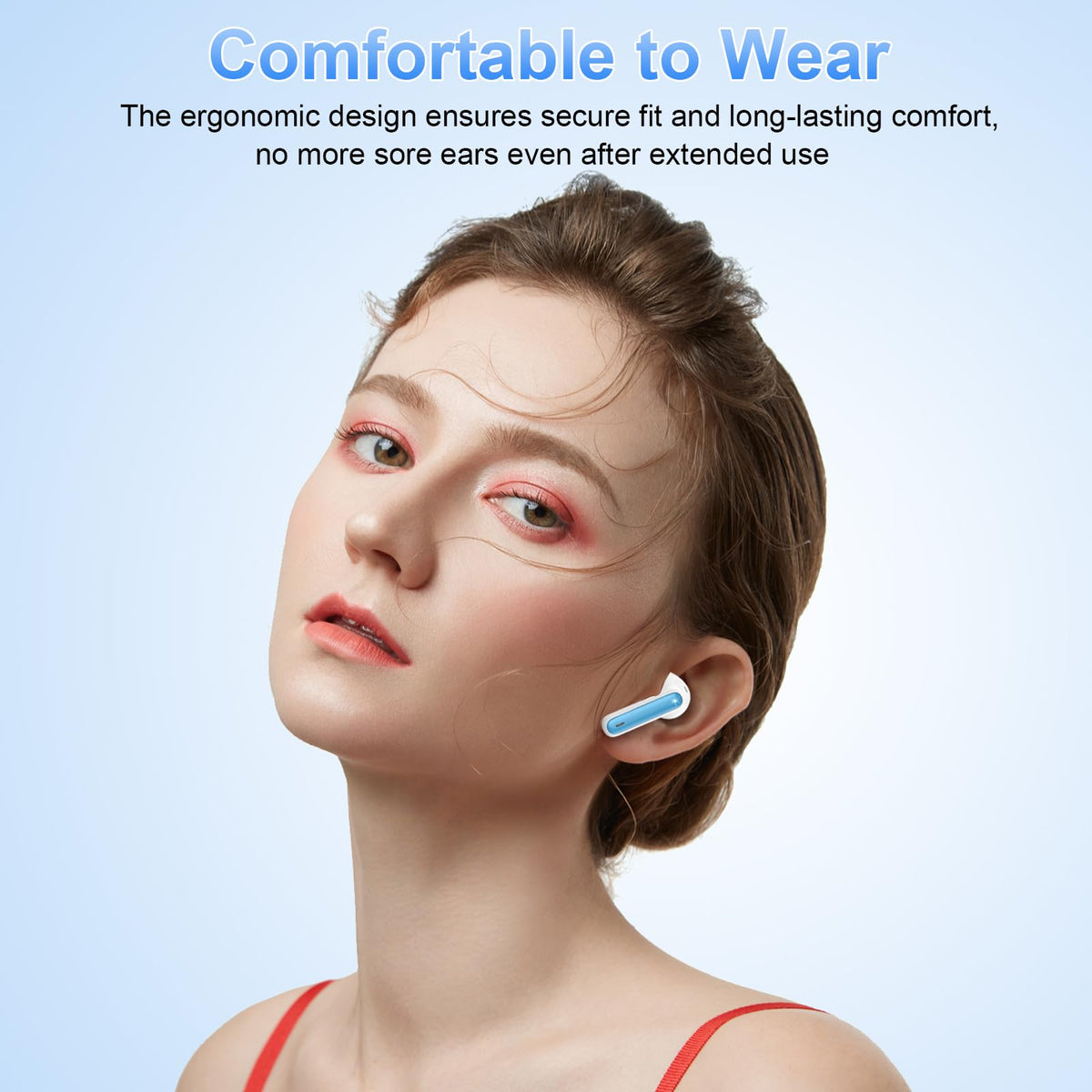 Bluetooth Kopfhörer, Kopfhörer Kabellos Bluetooth 5.4, Tiefer Bass Ohrhörer