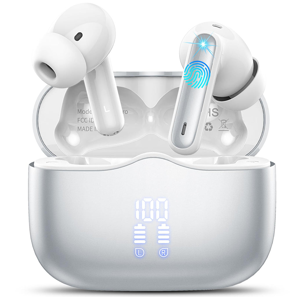 Bluetooth Kopfhörer, Kopfhörer Kabellos Bluetooth 5.4, Tiefer Bass Ohrhörer