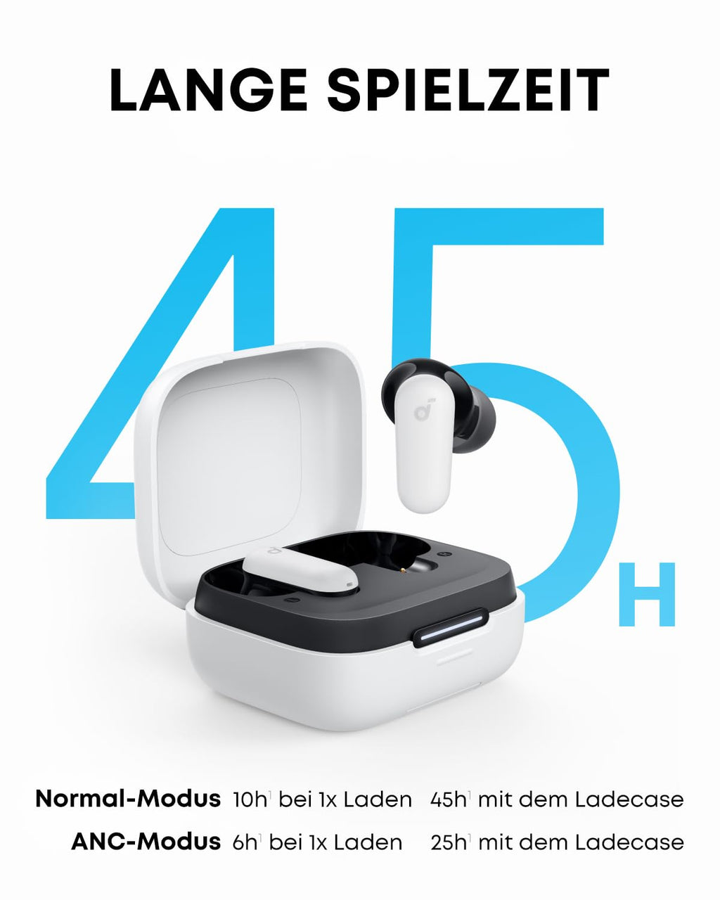soundcore by Anker P20i Kabellose Bluetooth Kopfhörer in-Ear, 10mm Treiber