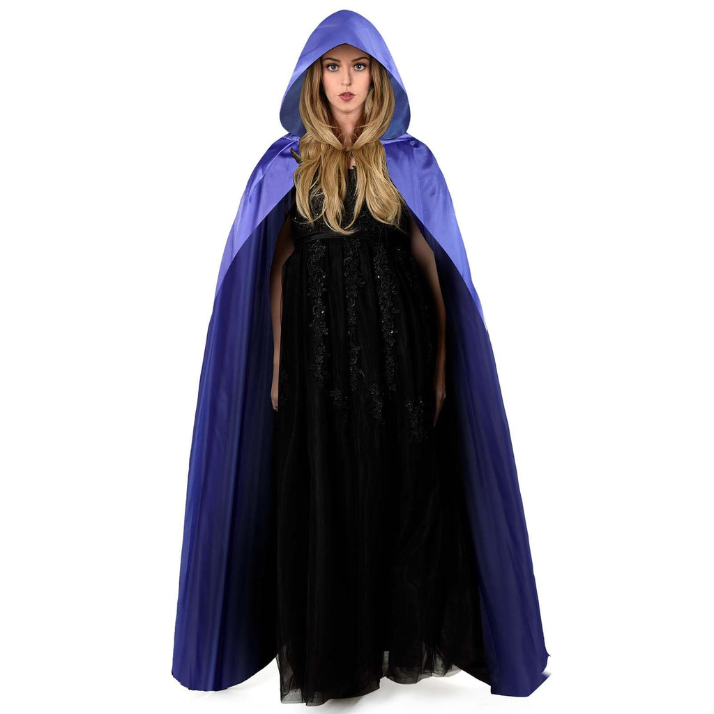 Aomig Cape à Capuchon, Déguisement Adulte Unisexe Costume, Cape Sorcier, Halloween Cosplay Costume Cape Longue Cape, Déguisement pour Halloween, Bal Masqué