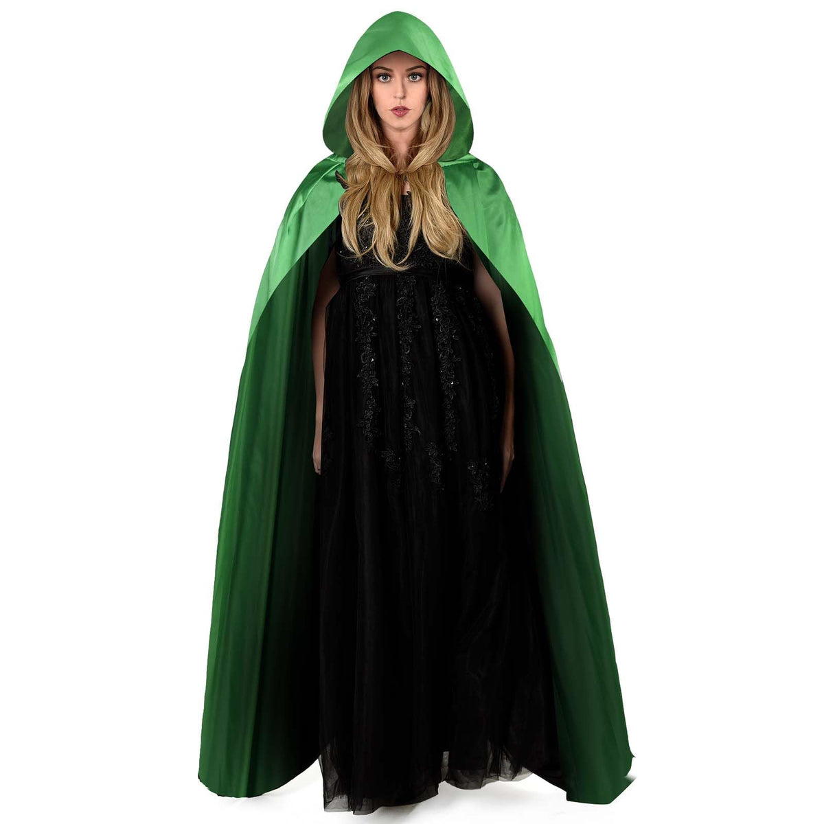 Aomig Cape à Capuchon, Déguisement Adulte Unisexe Costume, Cape Sorcier, Halloween Cosplay Costume Cape Longue Cape, Déguisement pour Halloween, Bal Masqué