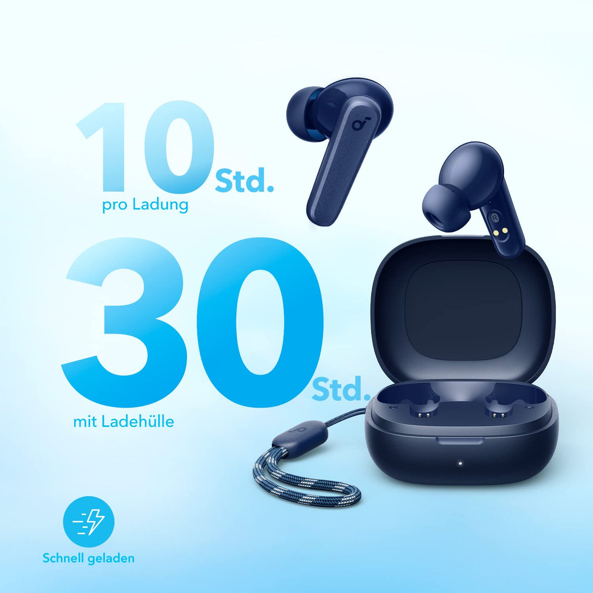soundcore by Anker P20i Kabellose Bluetooth Kopfhörer in-Ear, 10mm Treiber
