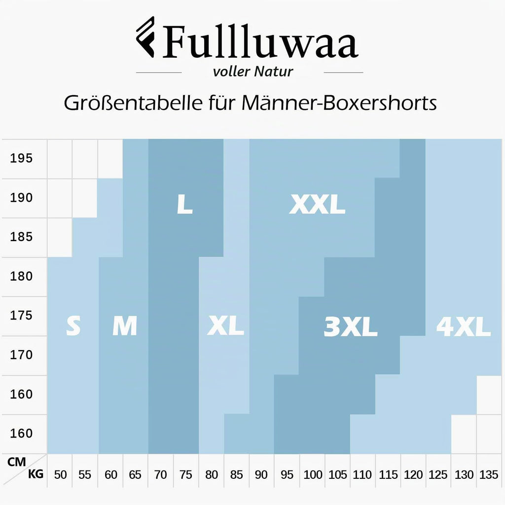 Fullluwaa Boxershorts Herren 10er Pack Baumwolle Ohne Kratzenden Zettel