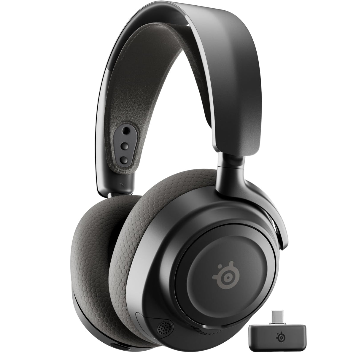 SteelSeries Arctis Nova 7 Wireless Gen 2 Multi-Plattform-Gaming-Headset - Echtzeit-App-Steuerung - Über 50 Std. Akkulaufzeit - 2,4 GHz/Bluetooth parallel möglich -PC, PS5, PS4, Switch 1/2, Mobilgeräte