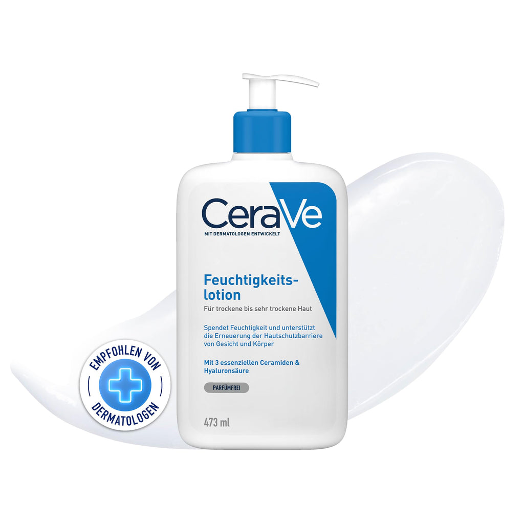 CeraVe Feuchtigkeitslotion für trockene Haut, Körper & Gesicht