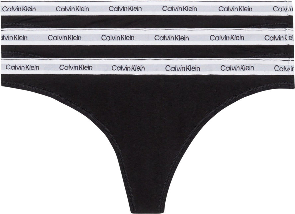 Calvin Klein Damen 3er Pack Strings mit Stretch