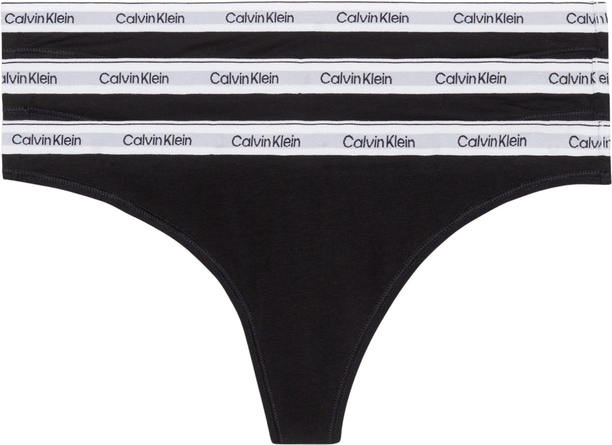 Calvin Klein Damen 3er Pack Strings mit Stretch