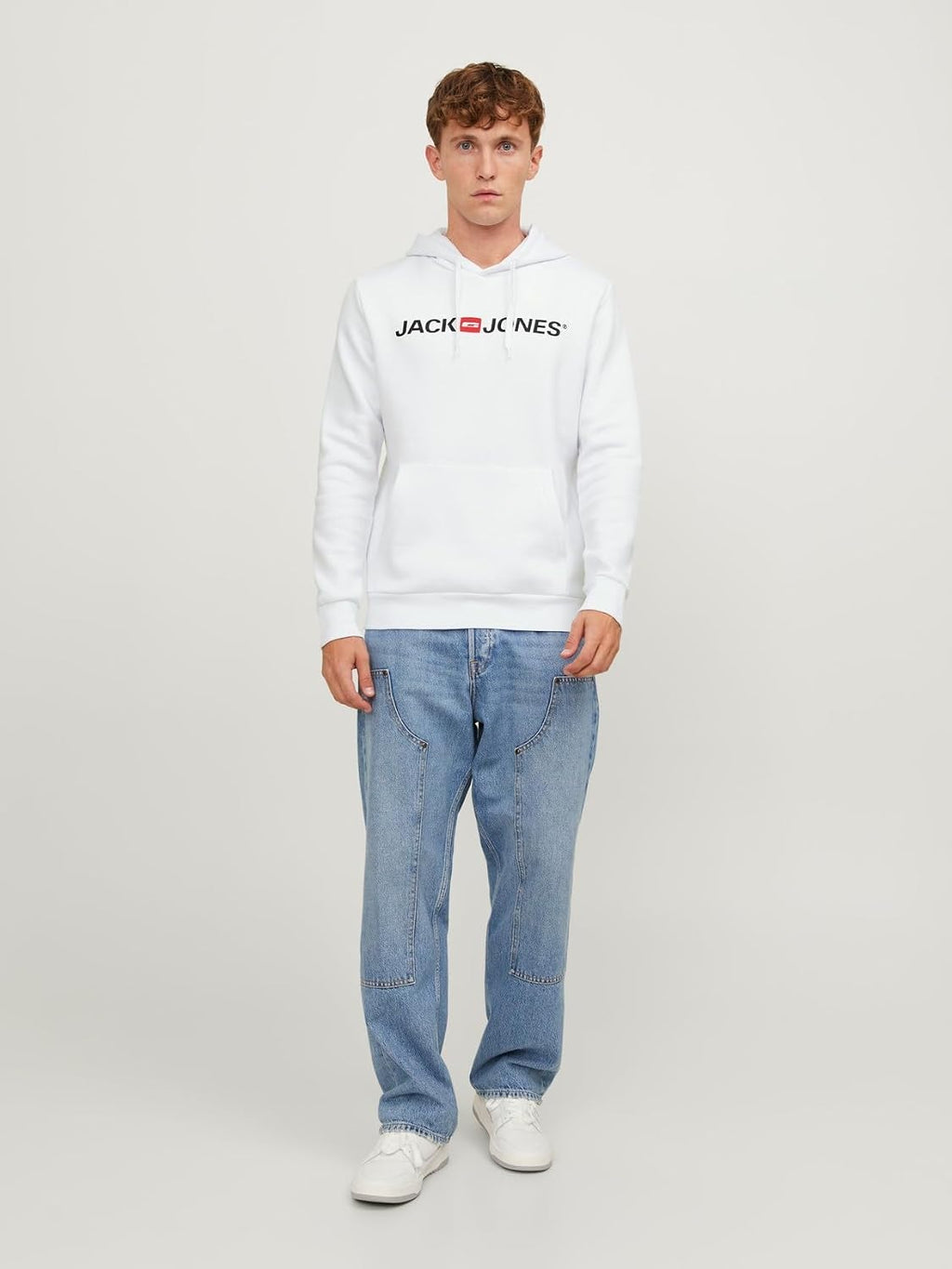 JACK & JONES Herren Kapuzenpullover mit Logo