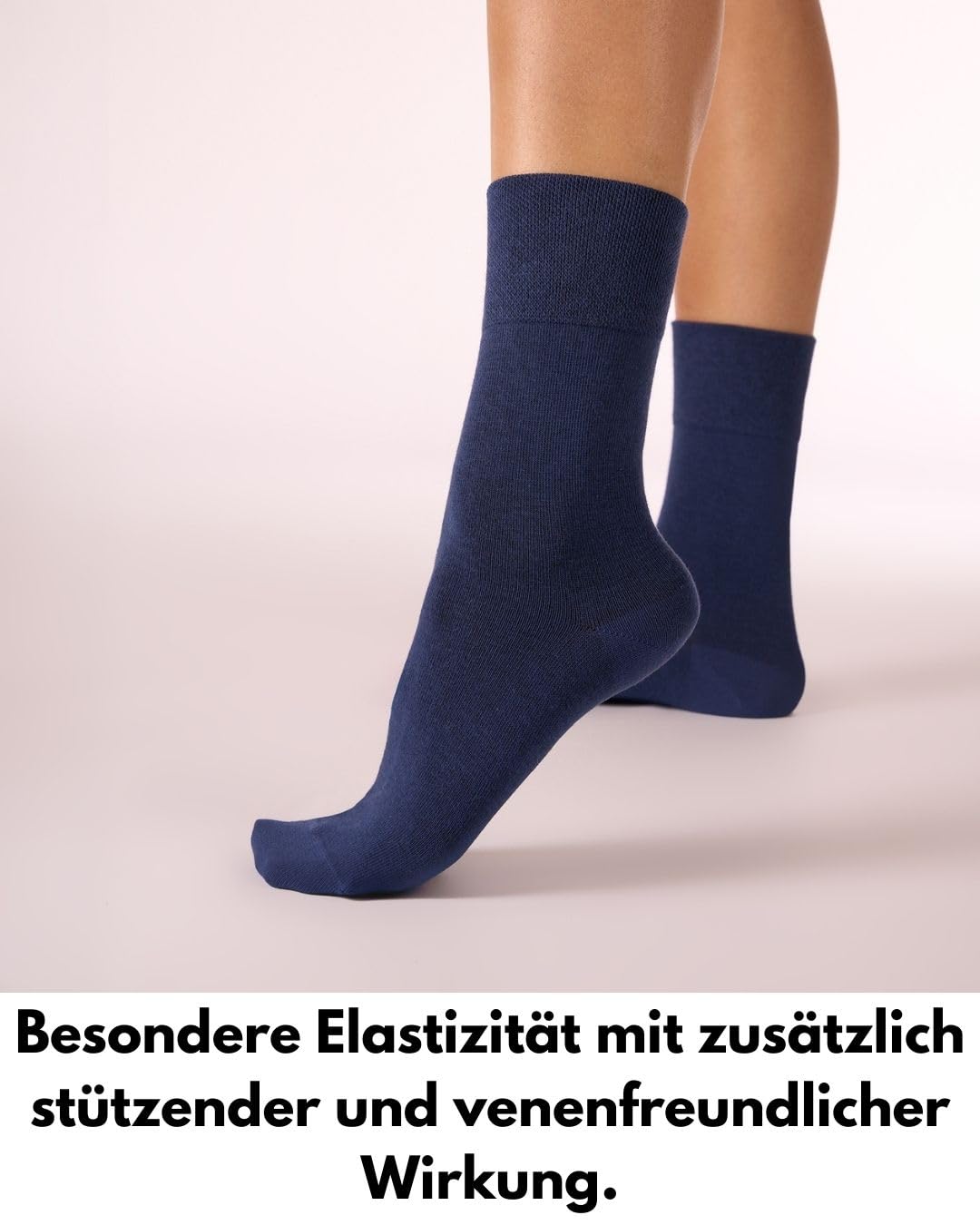 sockenkauf24 10 Paar Diabetikersocken für Herren & Damen ohne Gummibund & ohne Naht aus Baumwolle Diabetiker Socken mit Komfortbund ohne Gummi