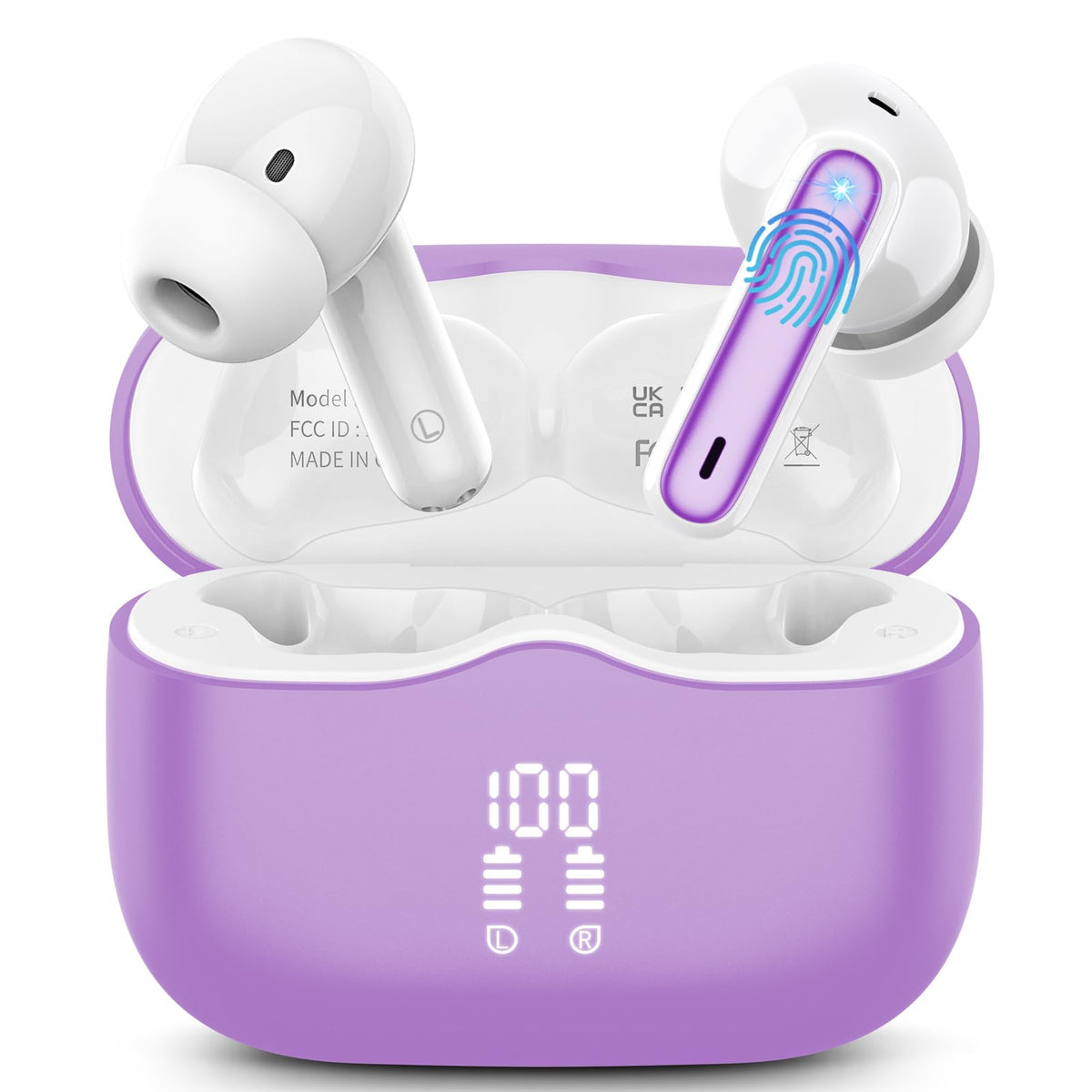 Bluetooth Kopfhörer, Kopfhörer Kabellos Bluetooth 5.4, Tiefer Bass Ohrhörer