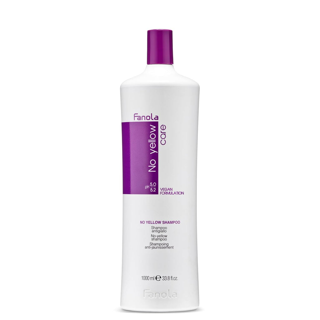 Fanola No yellow Silber-Glanz-Shampoo Anti-Gelbstich, 1L (1er Pack)