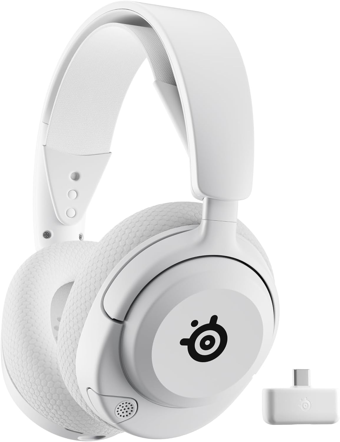 SteelSeries Arctis Nova 5 Wireless - Gaming Headset- Multi-System -PC,PS5 - Magnetische Neodym-Treiber -Über 100 Audio Presets - 60H Akkulaufzeit - 2,4 GHz oder BT-ClearCast Gen2.X-Mik -Weiß