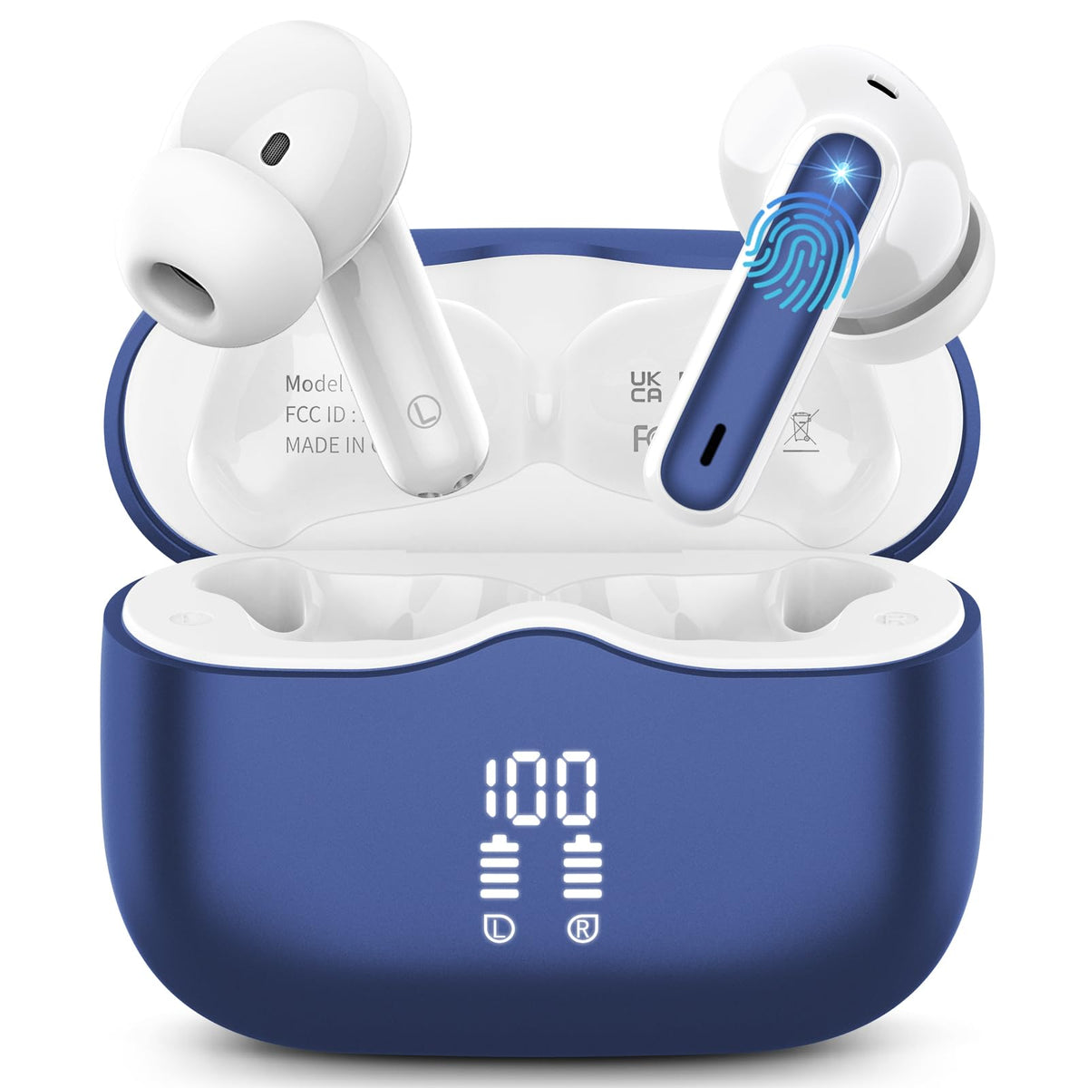 Bluetooth Kopfhörer, Kopfhörer Kabellos Bluetooth 5.4, Tiefer Bass Ohrhörer