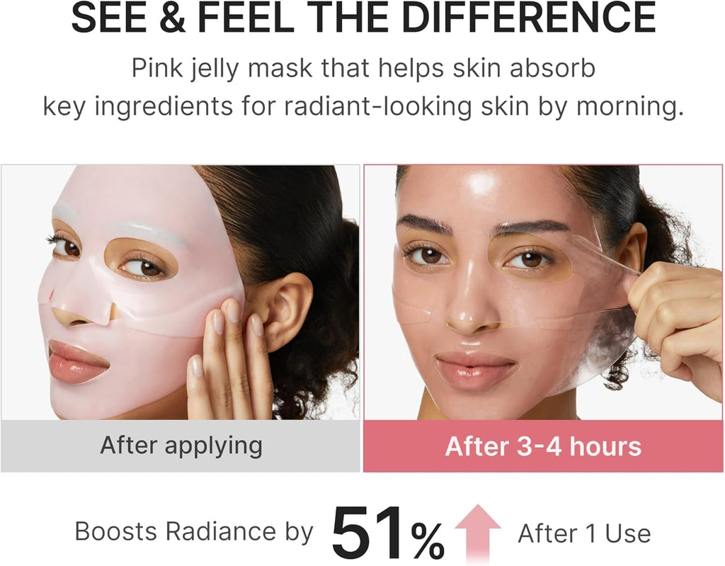 medicube Jelly Gel Maske PDRN Pink Kollagen mit Lachs-DNA x4