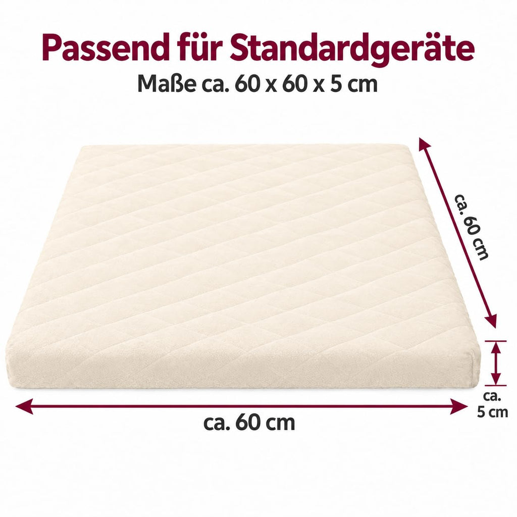 Brandsseller Waschmaschinenbezug & Trocknerbezug 60x60 cm - gepolsterter Schonbezug für Waschmaschine und Trockner – Schutzhülle mit Gummizug - Grün
