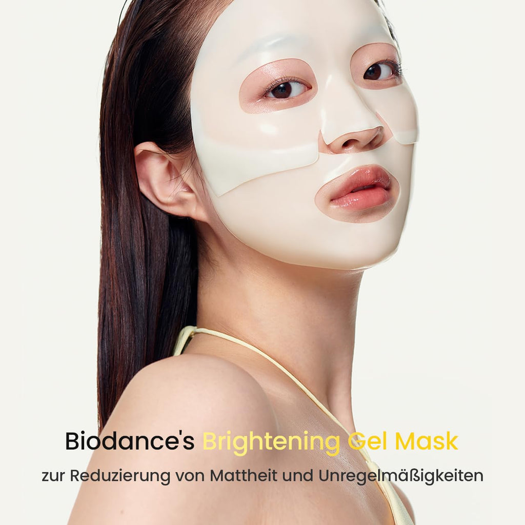 BIODANCE Refreshing Sea Kelp Real Deep Mask, Hydrogel Mask, Calming, Oil & Sebum Control, Blemish Care, Korean Skincare, 34 g x 4ea