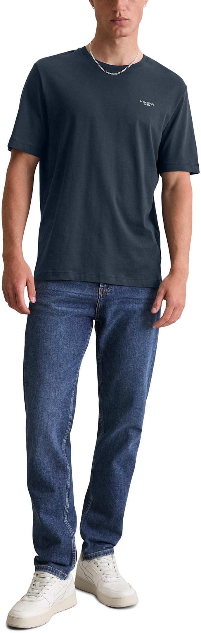 Marc O'Polo Denim Herren T-Shirt aus Bio-Baumwolle Regular Fit