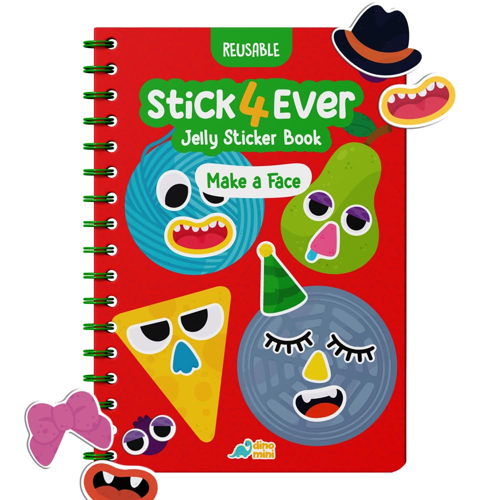 Stick4Ever Jelly Sticker Book® - for Kids - Waterproof