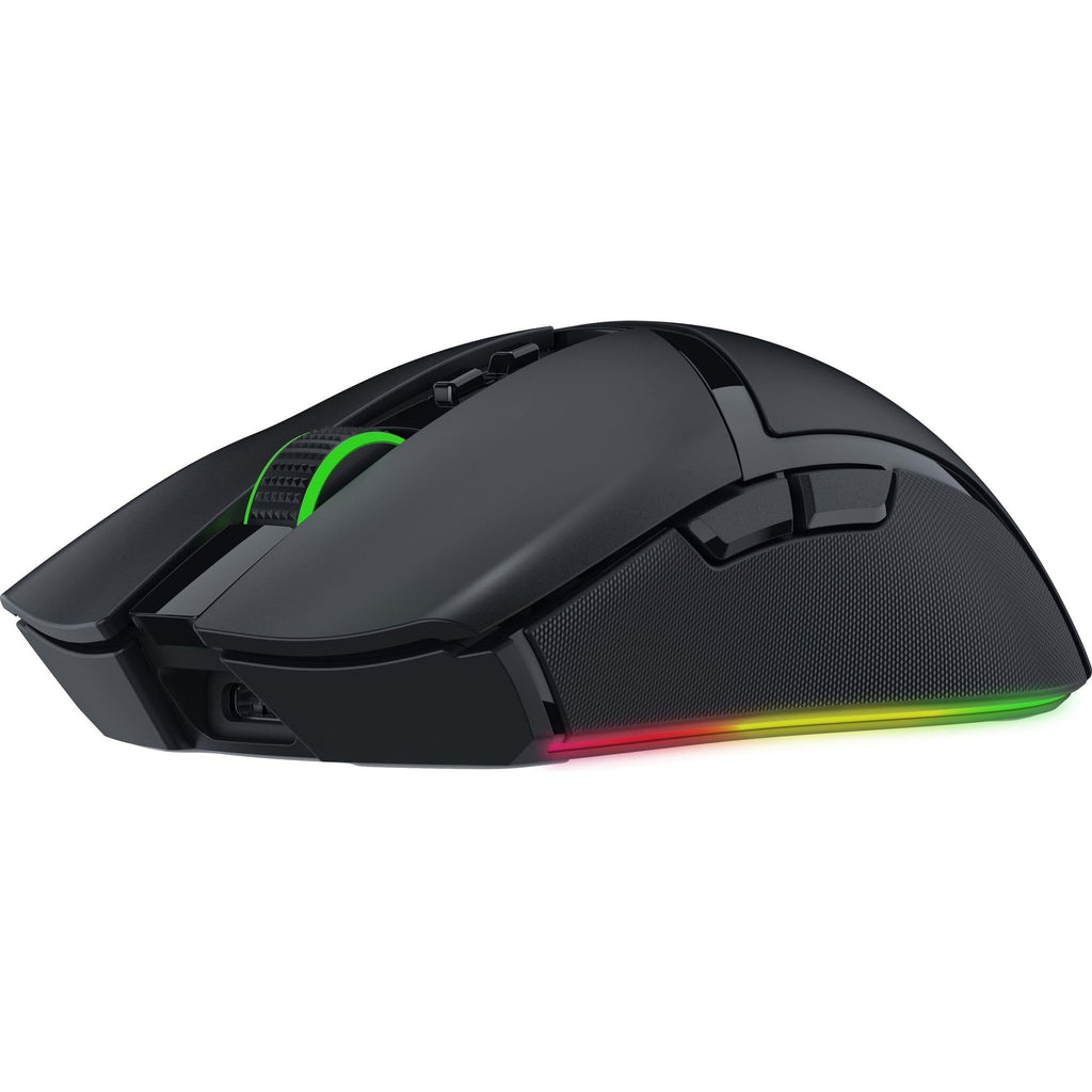 Razer Cobra Pro - kabellose Gaming-Maus mit RGB - Optischer Focus Pro Sensor mit 30K DPI (10 Anpassbare Tasten, HyperSpeed Wireless Polling 8K Hz, Bluetooth, Chroma-Beleuchtung mit 11 Zonen) Weiß