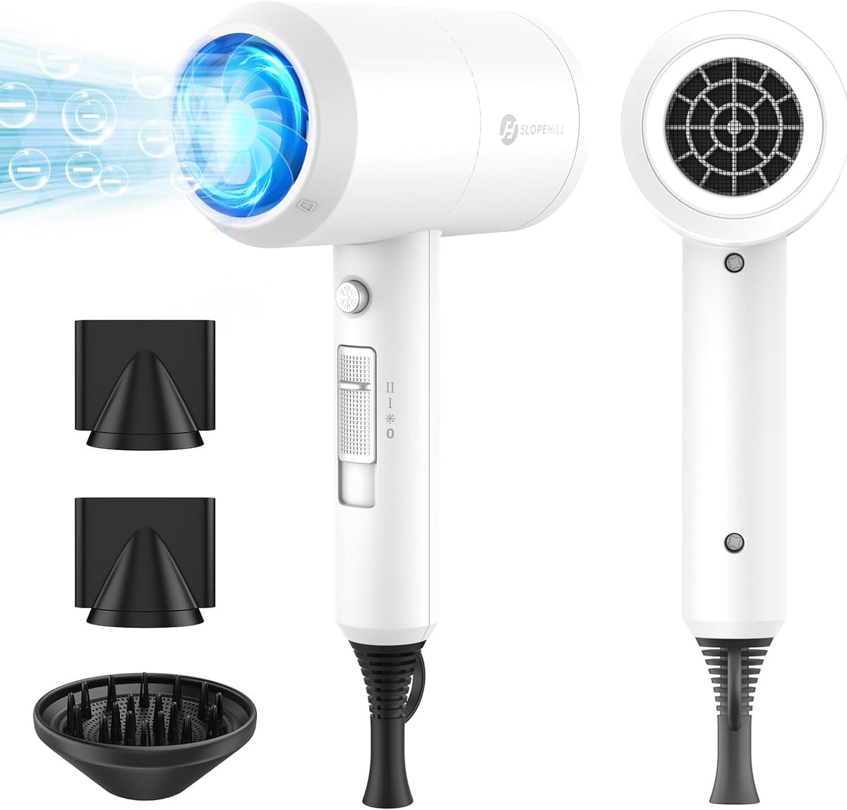 Ionen Föhn AC Motor 1800W Haartrockner slopehill Schnelltrocknen Hair Dryer
