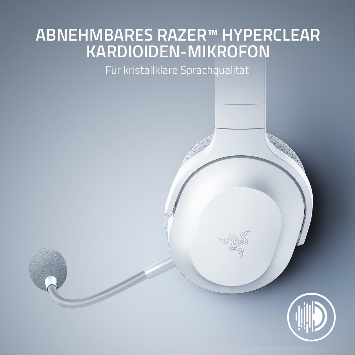 Razer Barracuda X - Kabelloses Multiplattform-Headset für Gaming und Mobile Geräte (SmartSwitch Dual Wireless, Triforce 40mm, Mikrofon mit Nierencharakteristik, 50h Akku, USB-C) Schwarz