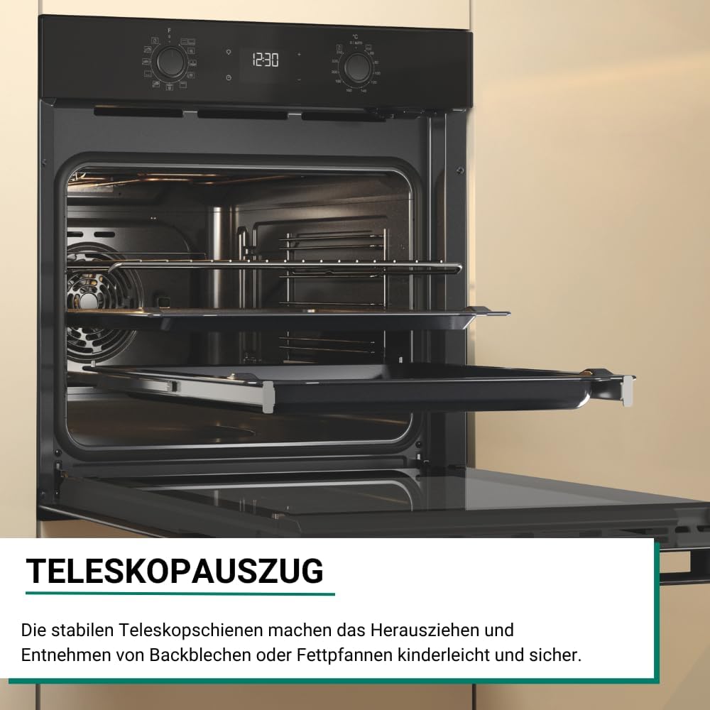 Bauknecht BBA285HU1I Einbau-Backofen, 71 l