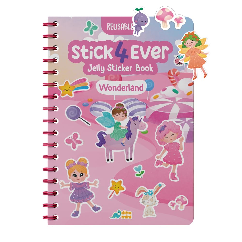 Stick4Ever Jelly Sticker Book® - for Kids - Waterproof