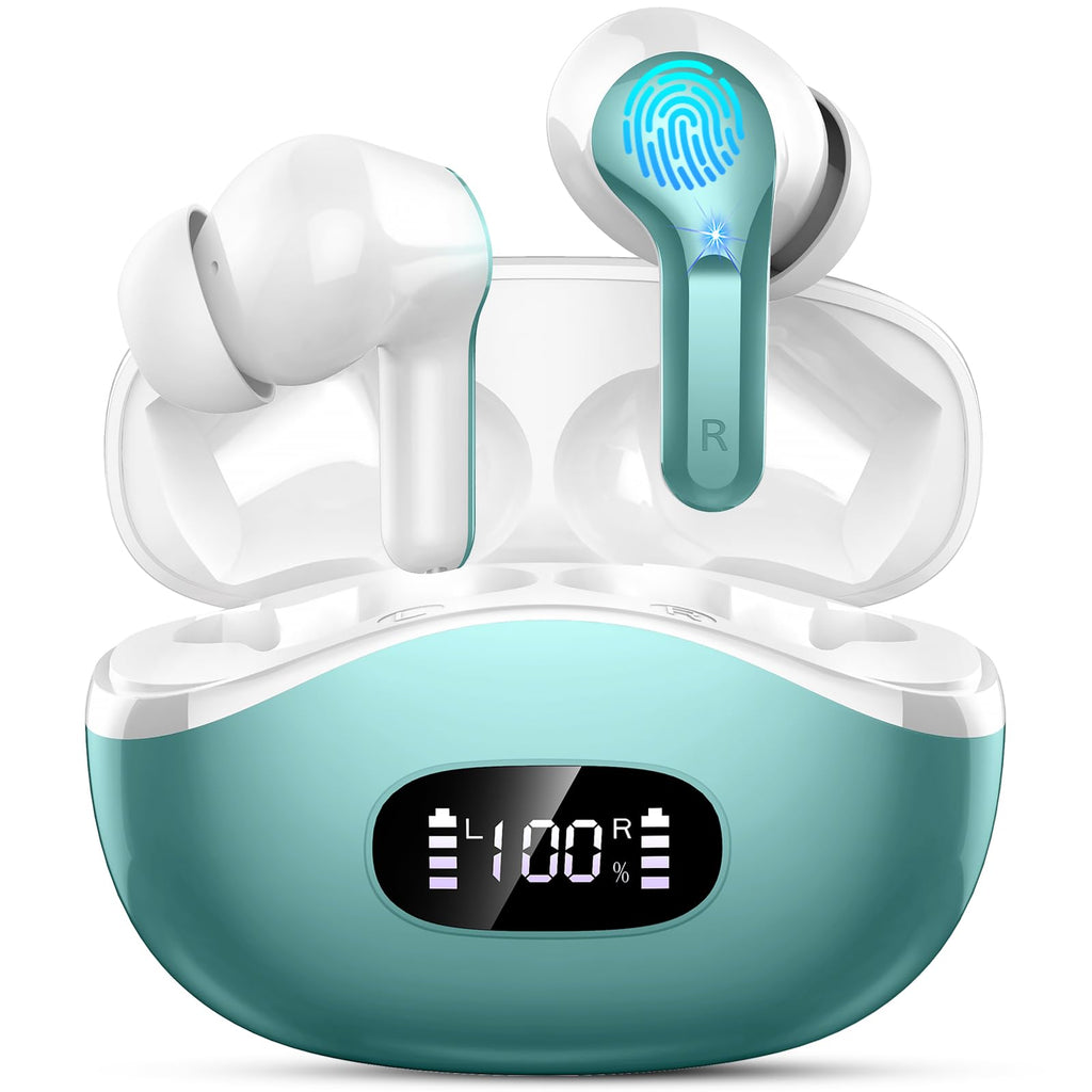 2026 Kopfhörer Kabellos Bluetooth 5.4 Kopfhörer, 6D-Stereo Ohrhörer in Ear