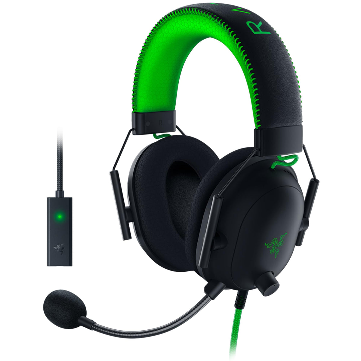 Razer BlackShark V2 X - Multi-Plattform kabelgebundenes Esports-Headset (Triforce 50mm Treiber, Erweiterte Passive Geräuschunterdrückung, 7.1 Surround Sound, Hyperclear Cardioid Mic) Grün