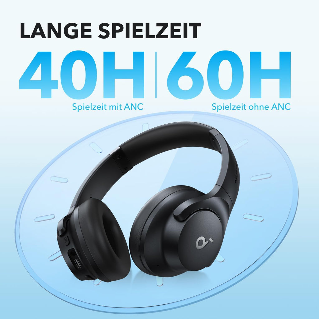 Soundcore by Anker Q20i kabelloser Bluetooth Over-Ear-Kopfhörer