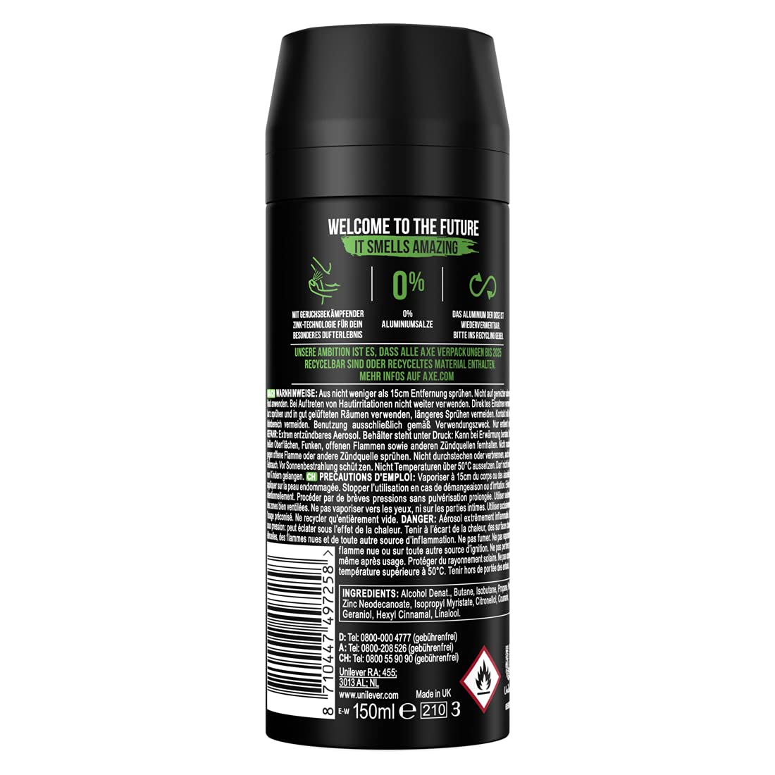 Axe Alaska Bodyspray 250 ML