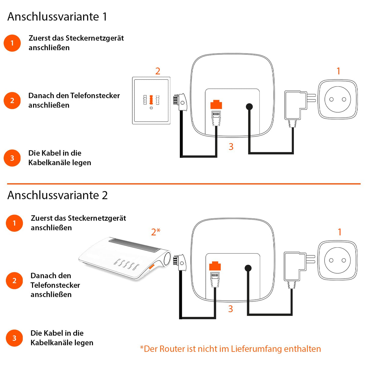 Gigaset Comfort 520A Duo - 2 Schnurlose DECT-Telefone mit Anrufbeantworter - Beste Audioqualität mit Freisprechfunktion - Anrufschutz - Adressbuch 200 Kontakten, titan-schwarz [Deutsche Version]