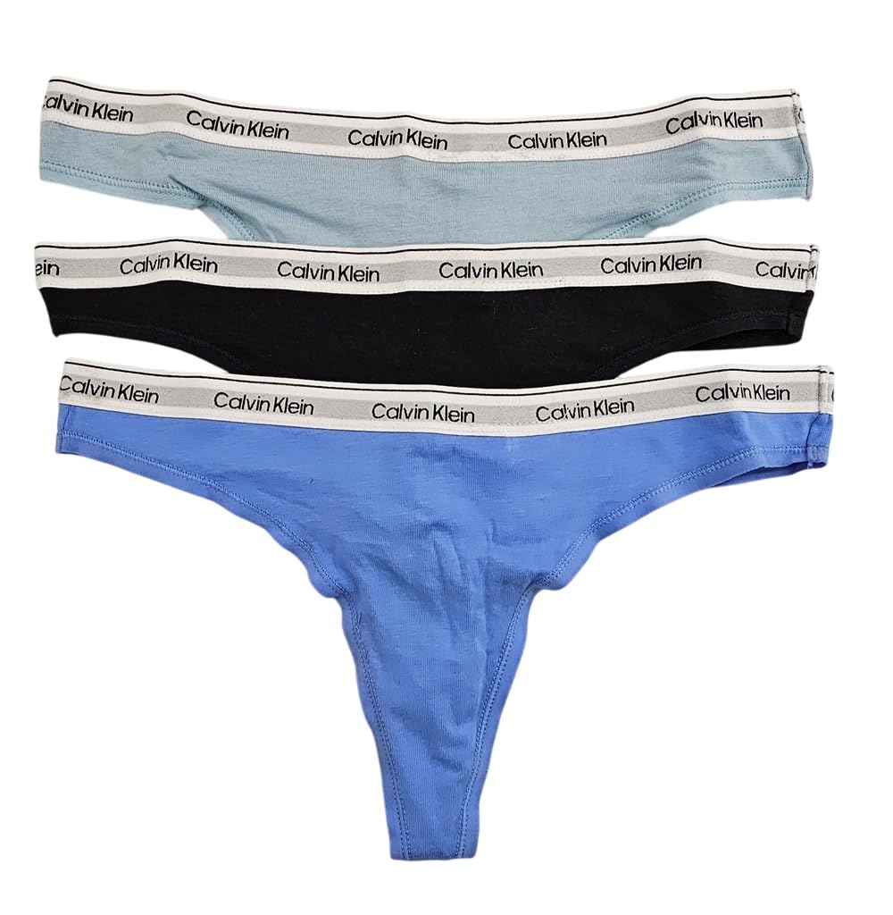Calvin Klein Damen 3er Pack Strings mit Stretch