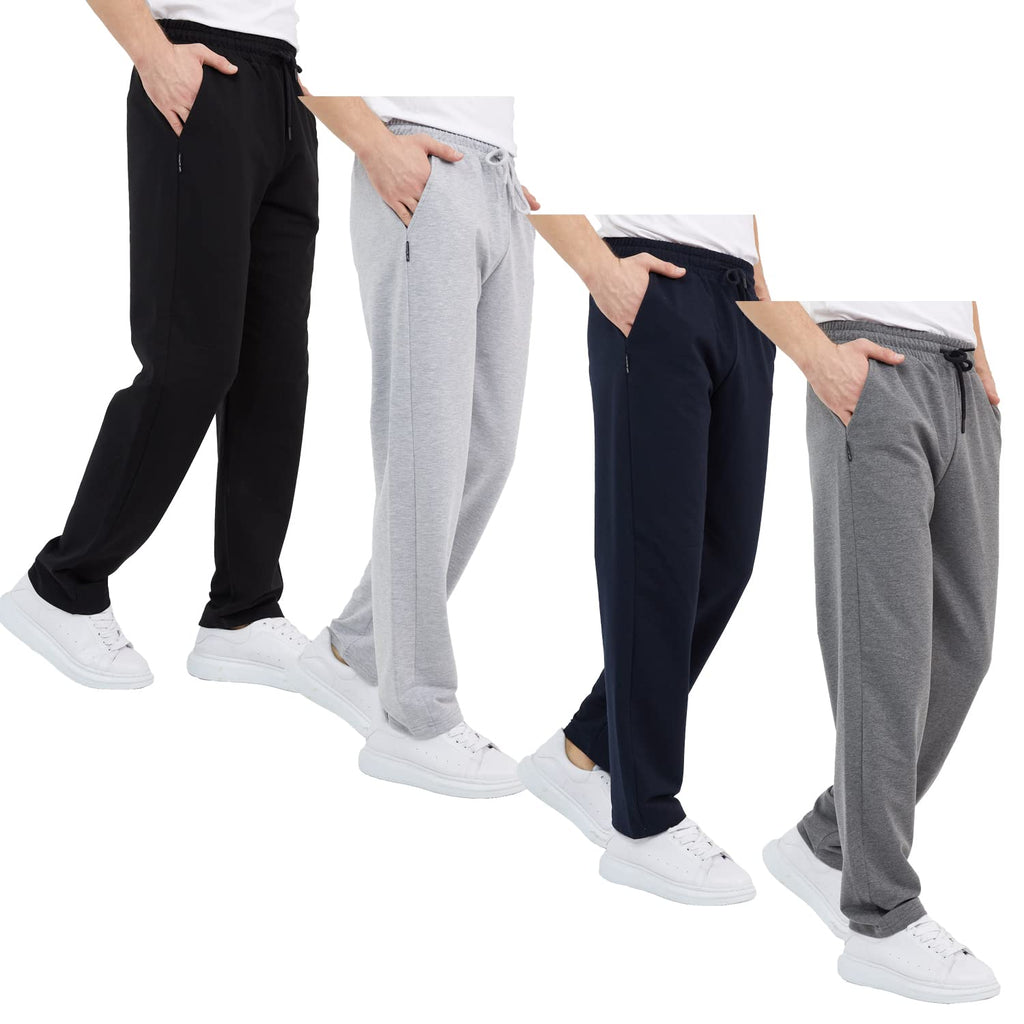 COMEOR Pantalon de Jogging Pantalon de Survêtement en Coton pour Homme - Pantalon de Sport Long pour Homme - Joggers