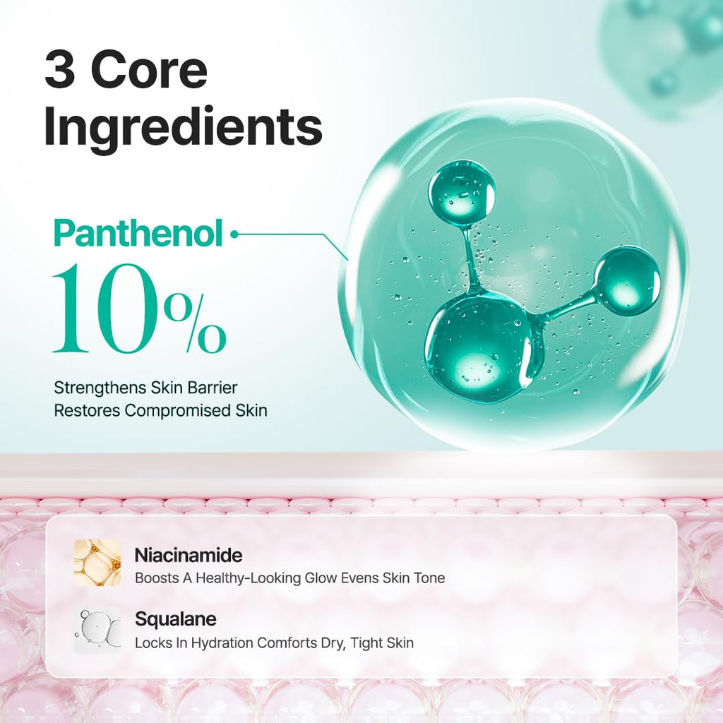 PURITO Panthenol 10% Cream für empfindliche Haut, 100 ml