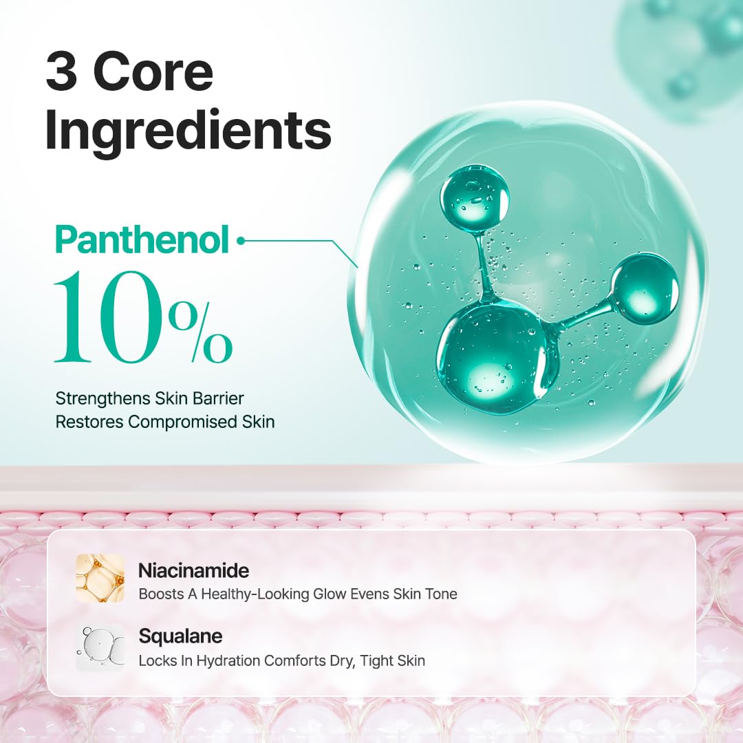 PURITO Panthenol 10% Cream für empfindliche Haut, 100 ml