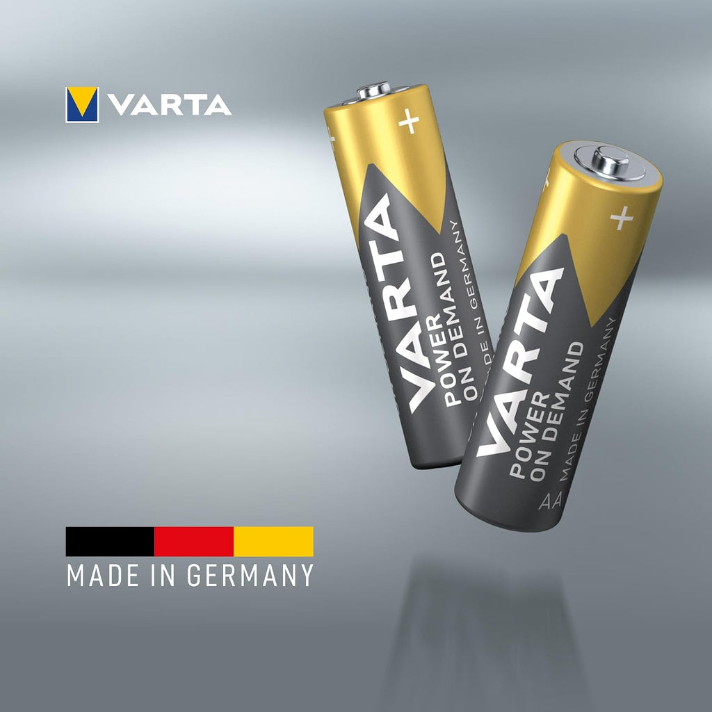 Varta Batterien AAA 100 Stück Power on Demand Alkaline 1,5 V Vorratspack