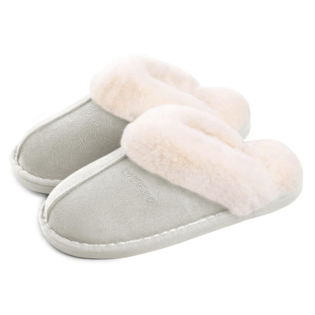 Misolin Chaussons Femme Homme Hiver Chaudes Maison Mémoire Mousse Pantoufle