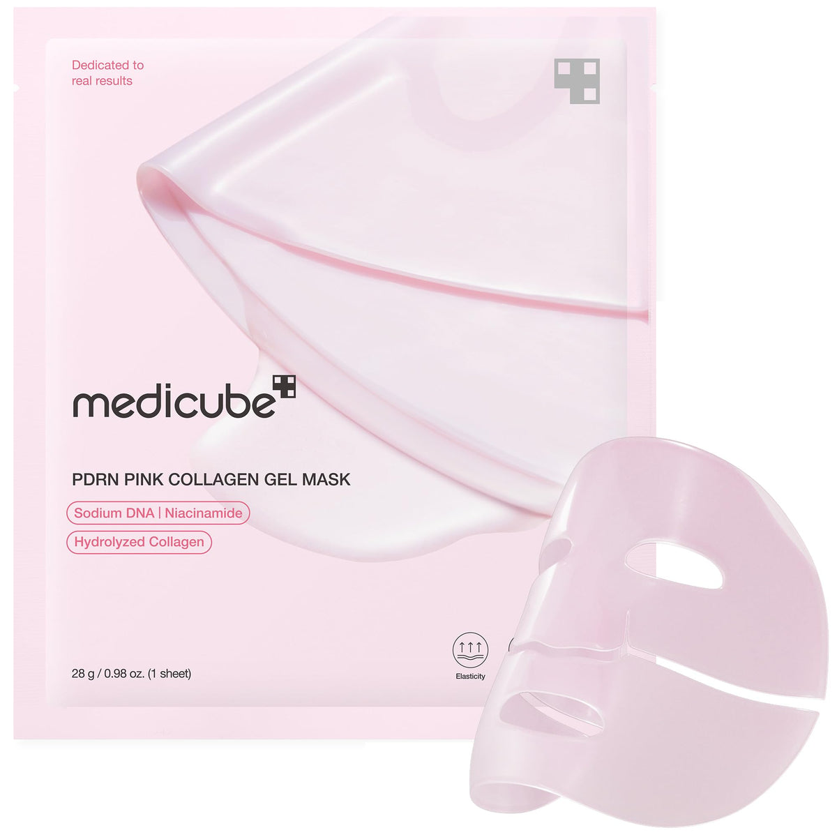 medicube Jelly Gel Maske PDRN Pink Kollagen mit Lachs-DNA x4