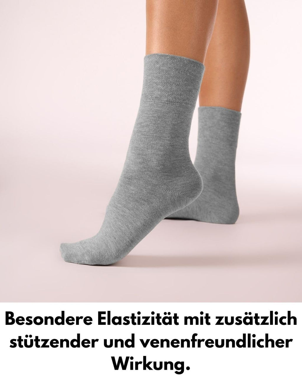 sockenkauf24 10 Paar Diabetikersocken für Herren & Damen ohne Gummibund & ohne Naht aus Baumwolle Diabetiker Socken mit Komfortbund ohne Gummi