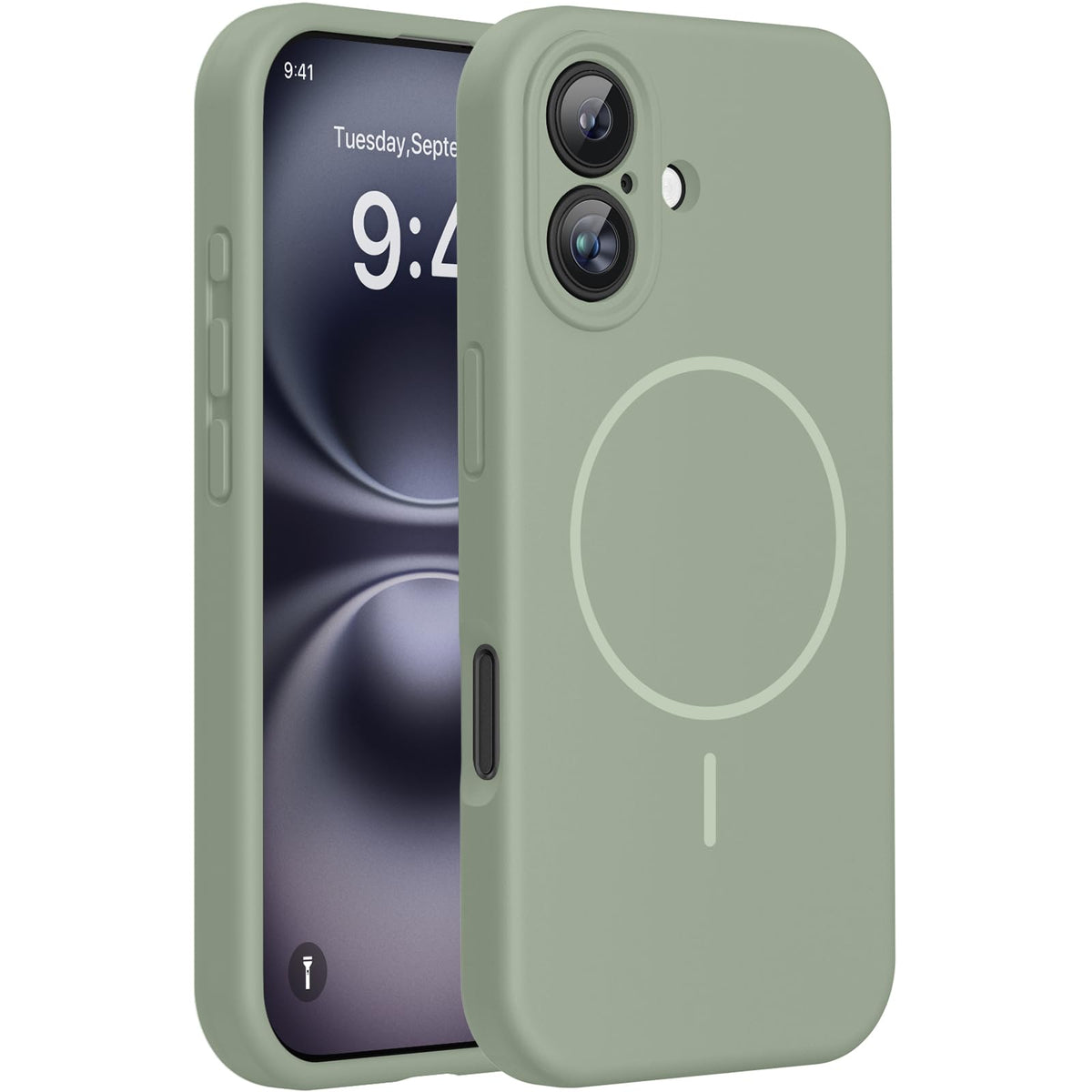 Miracase für iPhone 17 Hülle mit MagSafe, Flüssigsilikon-Hülle