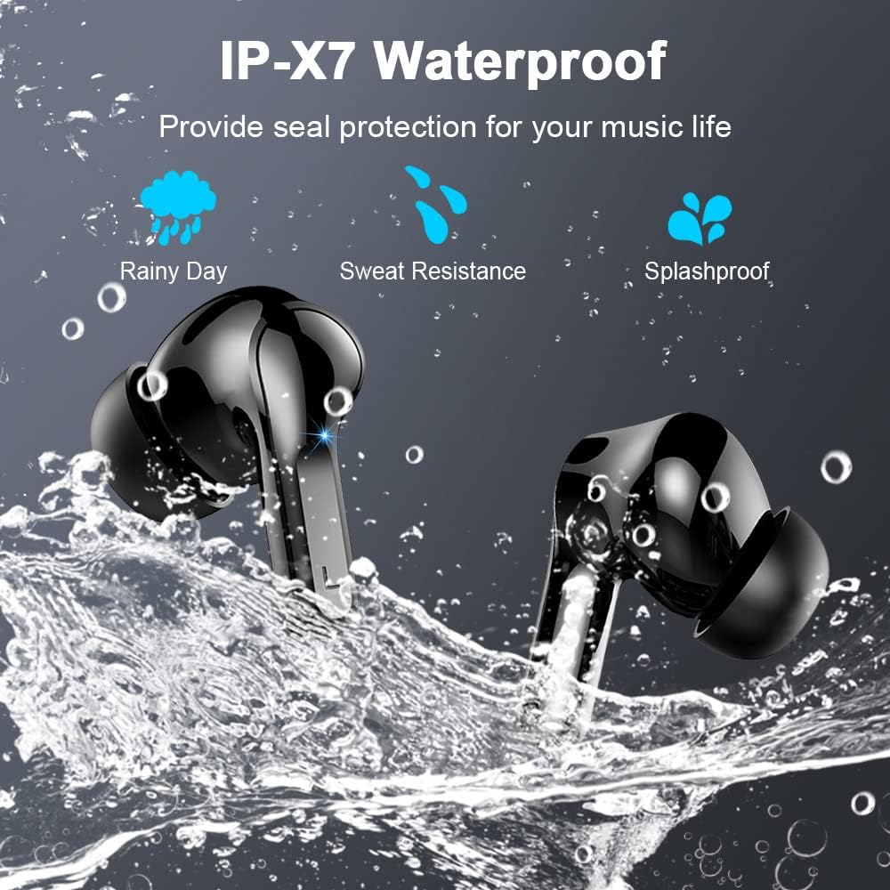 2026 Kopfhörer Kabellos Bluetooth 5.4 Kopfhörer, 6D-Stereo Ohrhörer in Ear