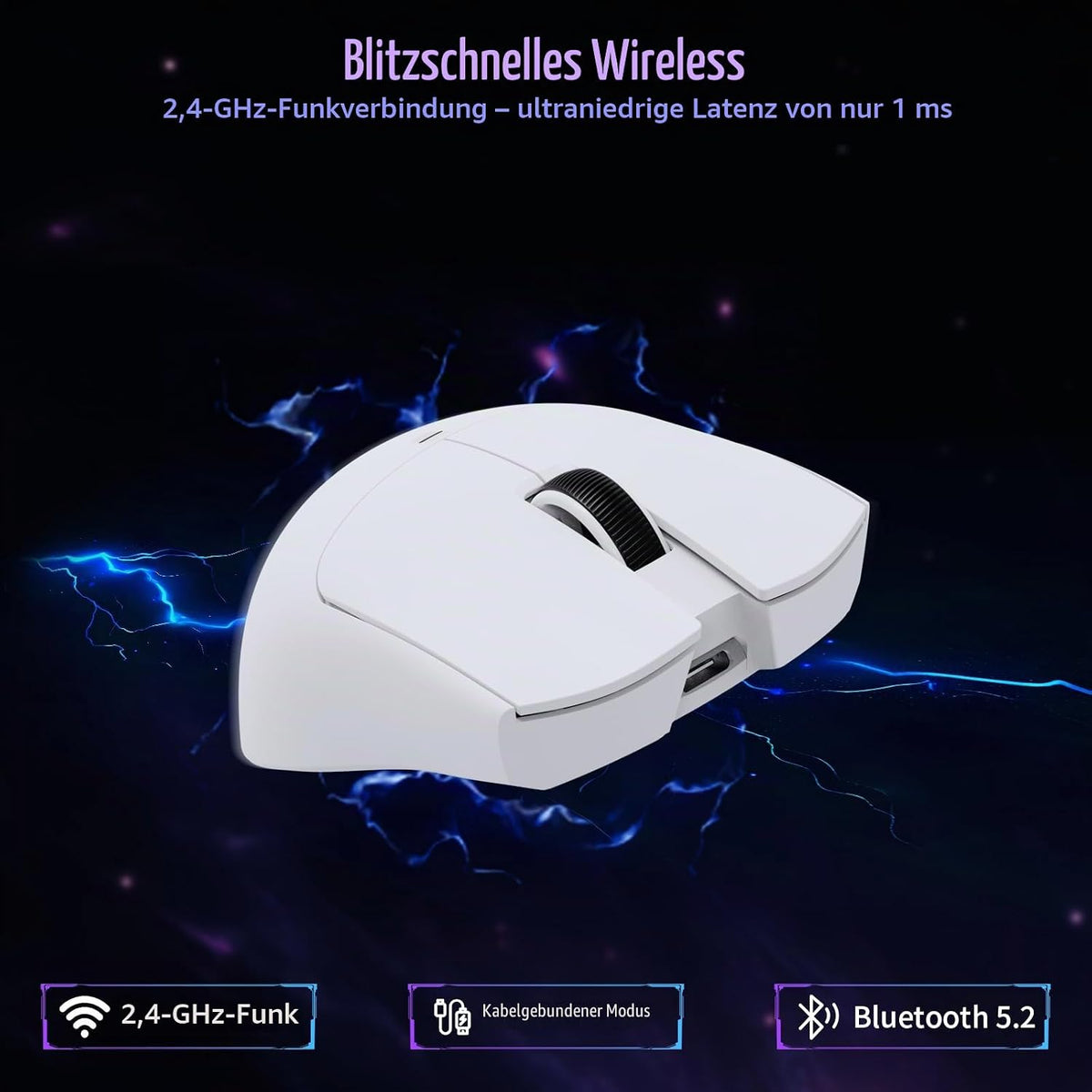ATTACK SHARK X11SE Kabellose Gaming-Maus