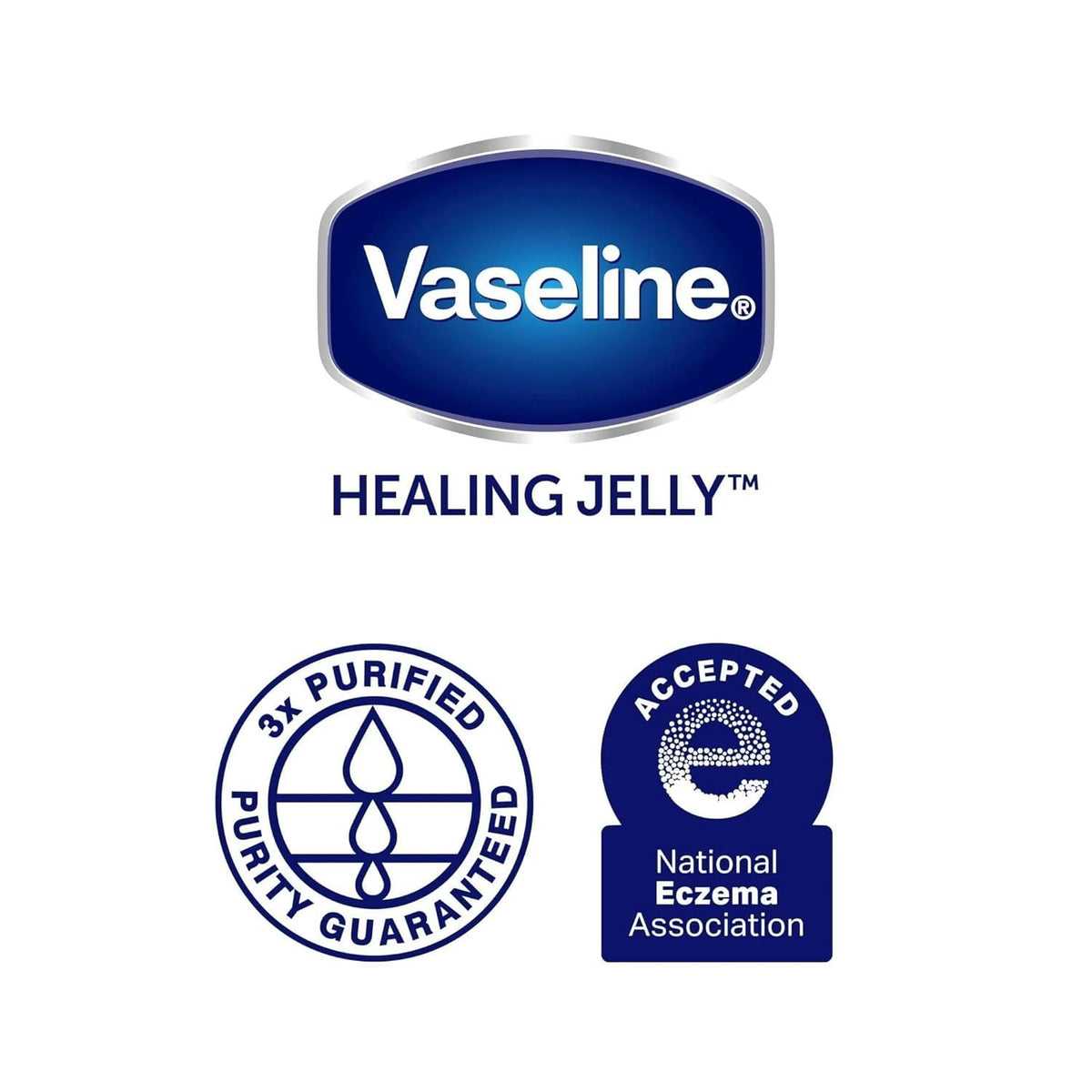 Vaseline Original Petroleum Jelly Moisturruiser Hautpflege für rissige, trockene Haut und Ekzemlinderung 6 x 250 ml