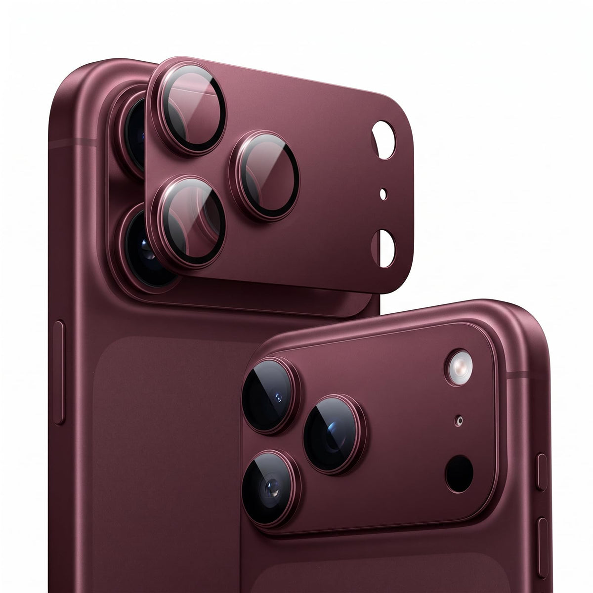 TORRAS für iPhone 18 Pro 9H+ Kratzfest Kameraschutz HD-Klares, Grau