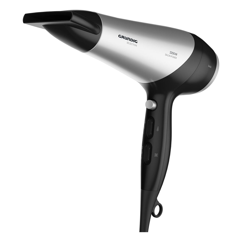 Grundig HD 6080 B Haartrockner, Ionen-Föhn, 2200 W