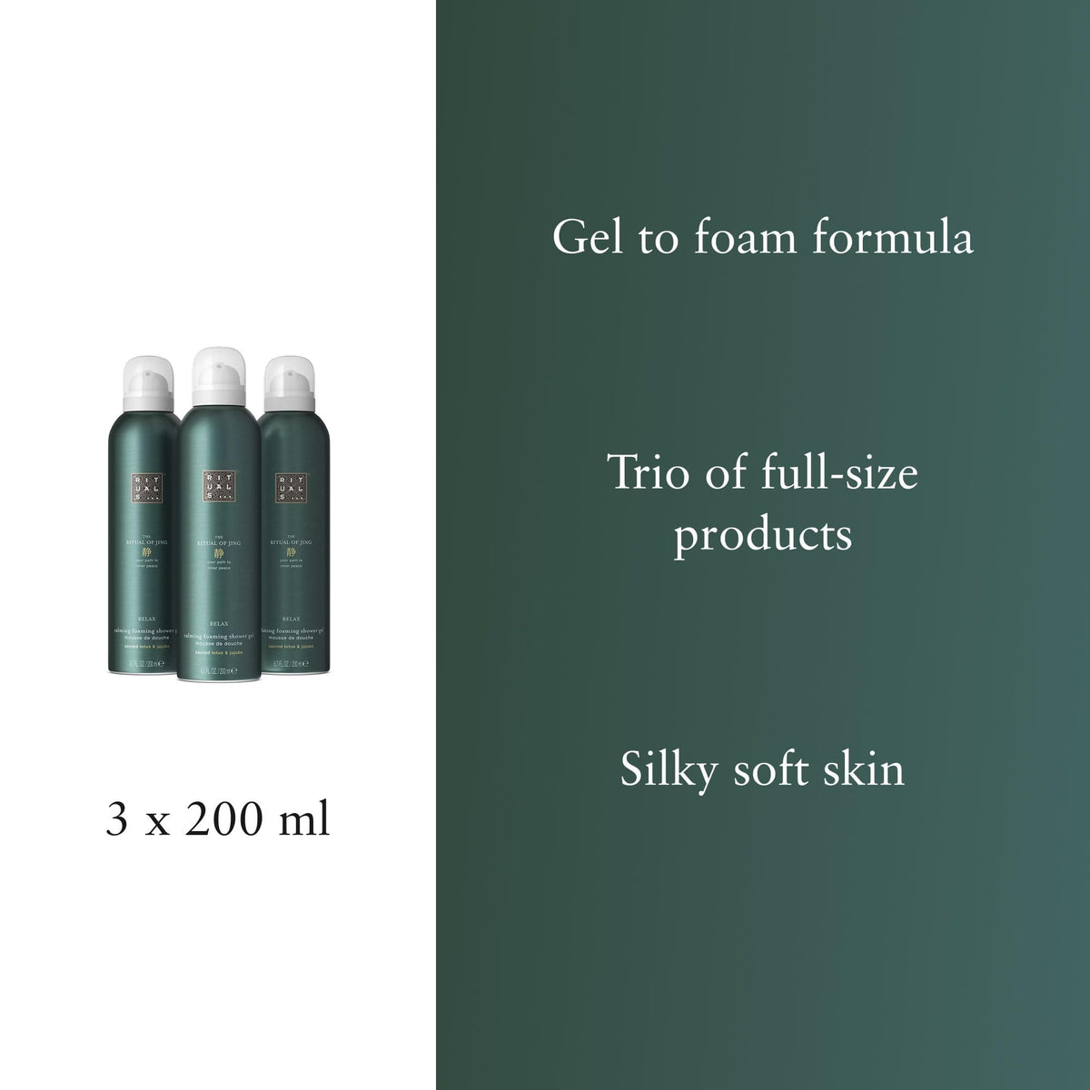 RITUALS Duschschaum Geschenkset, 3 x 200 ml