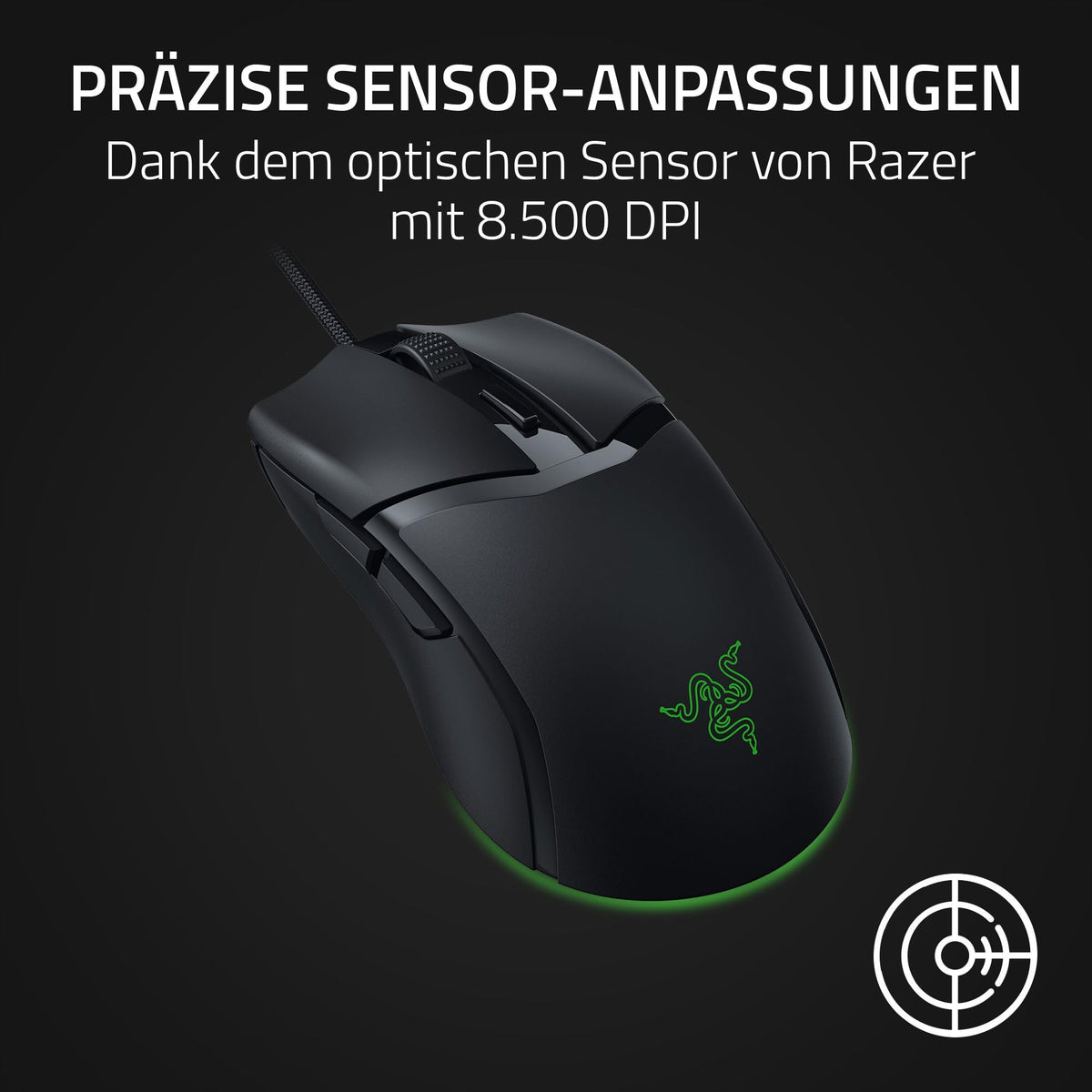 Razer Cobra Pro - kabellose Gaming-Maus mit RGB - Optischer Focus Pro Sensor mit 30K DPI (10 Anpassbare Tasten, HyperSpeed Wireless Polling 8K Hz, Bluetooth, Chroma-Beleuchtung mit 11 Zonen) Weiß