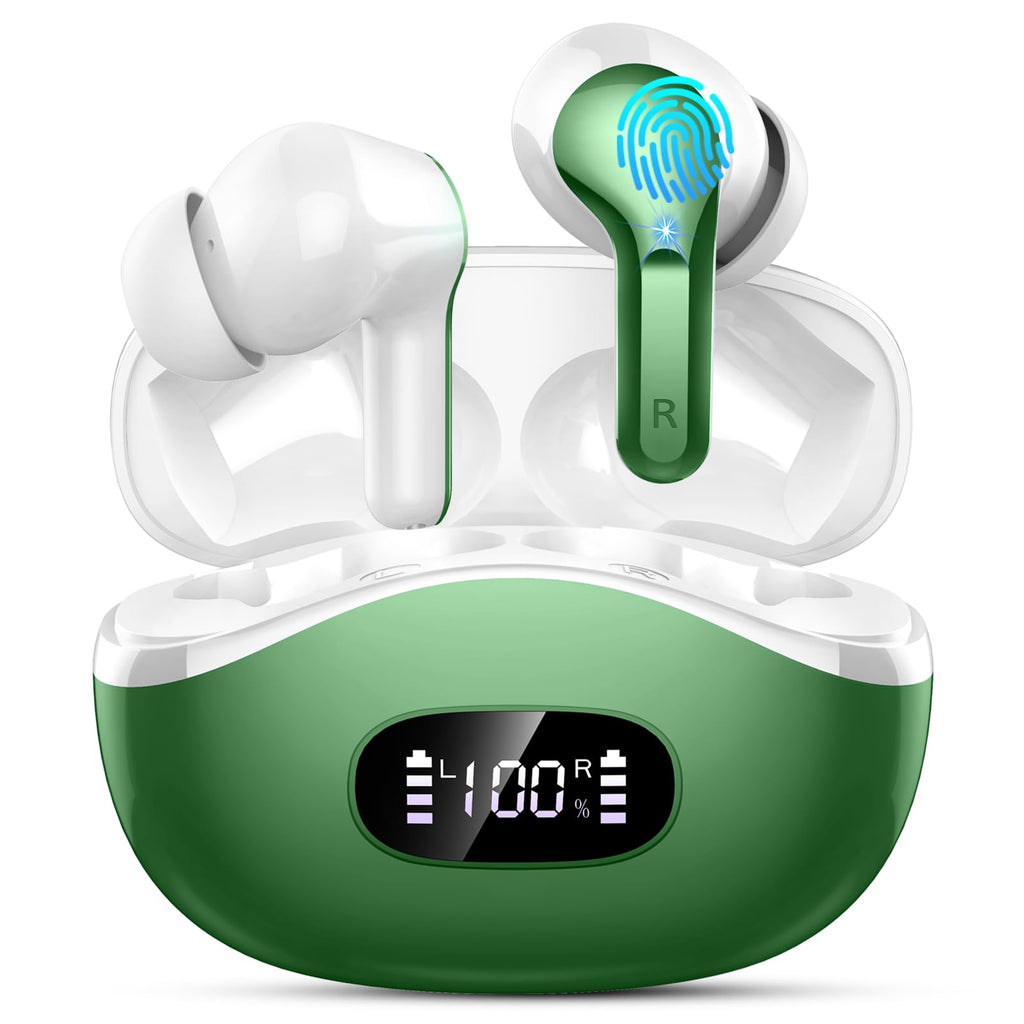 2026 Kopfhörer Kabellos Bluetooth 5.4 Kopfhörer, 6D-Stereo Ohrhörer in Ear