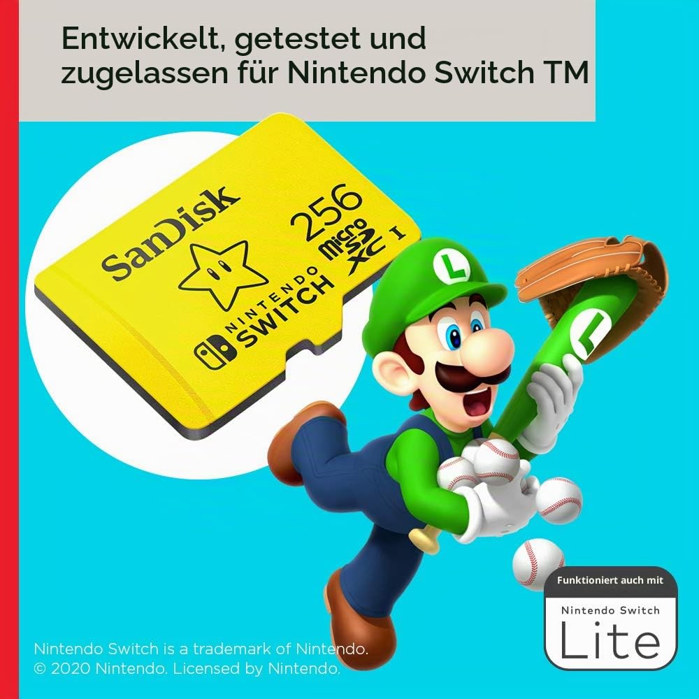SANDISK 128GB microSD Karte, Super Mario Super Mushroom Edition